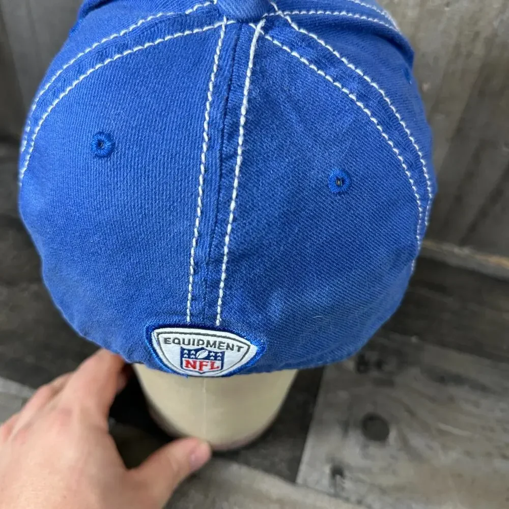 Buffalo‎ Bills NFL Reebok S/M Distressed 90s Y2k Style Hat Red Blue